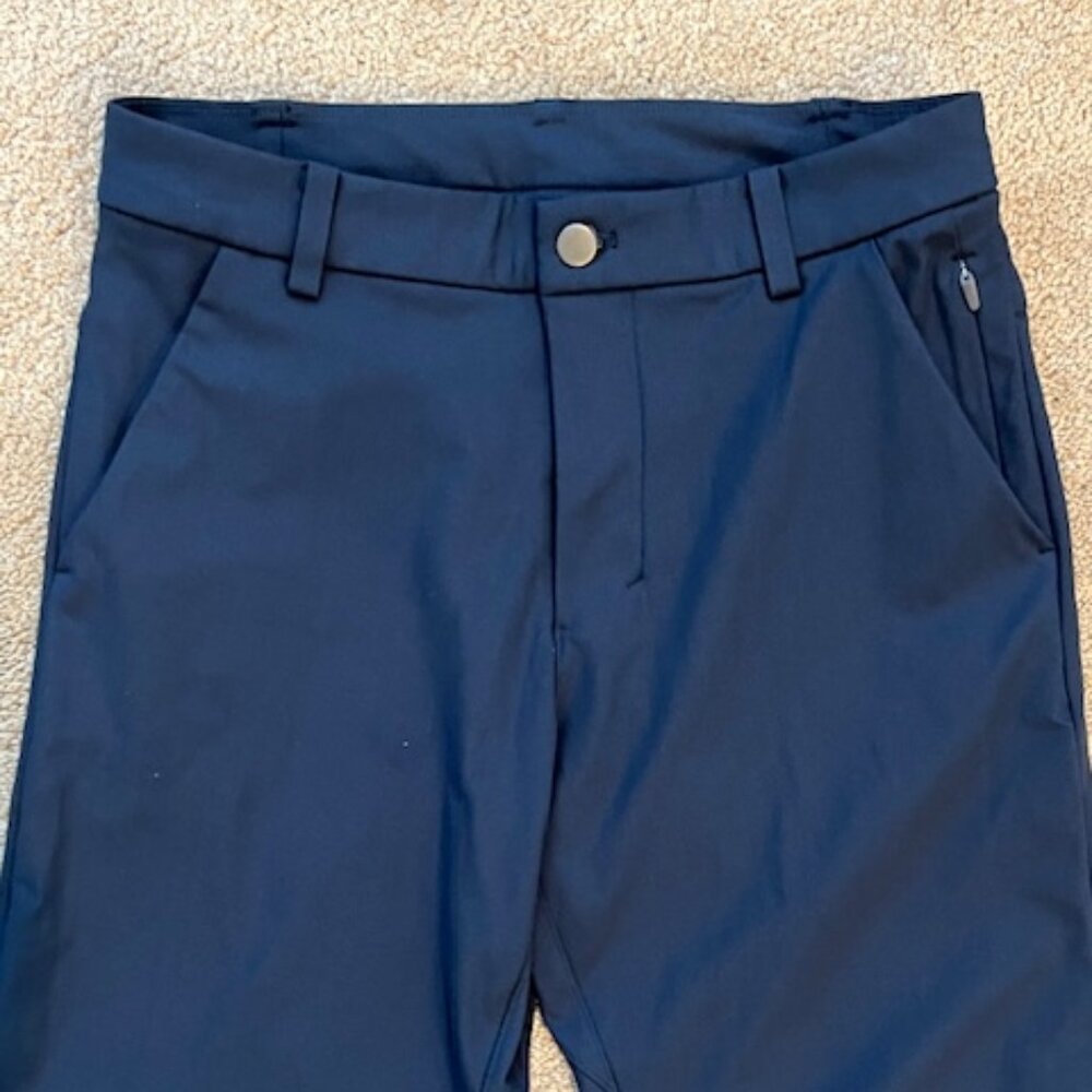 Lululemon Mens Commission Pant Classic Warpstreme 28x34 - navy